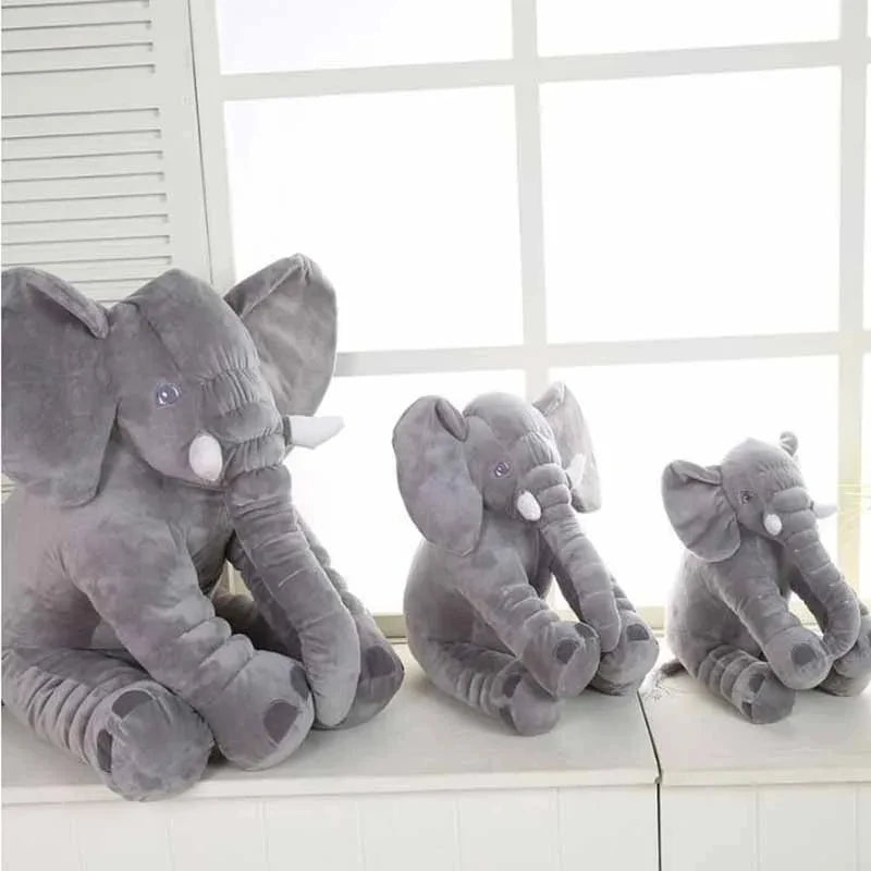 Elefante suave de 40cm, juguetes de peluche, elefante bonito, almohada para dormir para bebé, animales de peluche, los mejores regalos para decoración de habitación de cumpleaños para niños
