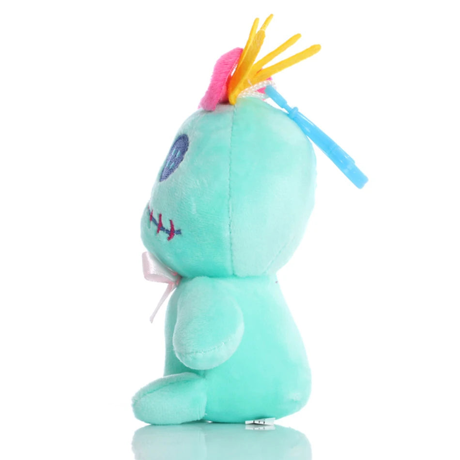 Muñecos de peluche de punto azul y rosa de dibujos animados de Disney, juguetes de Anime Lilo y Stitch de 20CM, juguetes de peluche Stich, regalos de navidad para niños