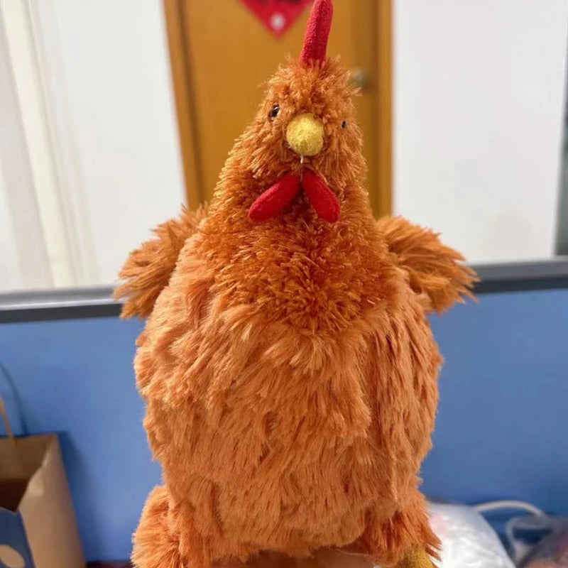 Nueva simulación de gallina de peluche Jeycat, muñeco de gallo, juguete CeileChckn, peluche creativo, regalo para niños
