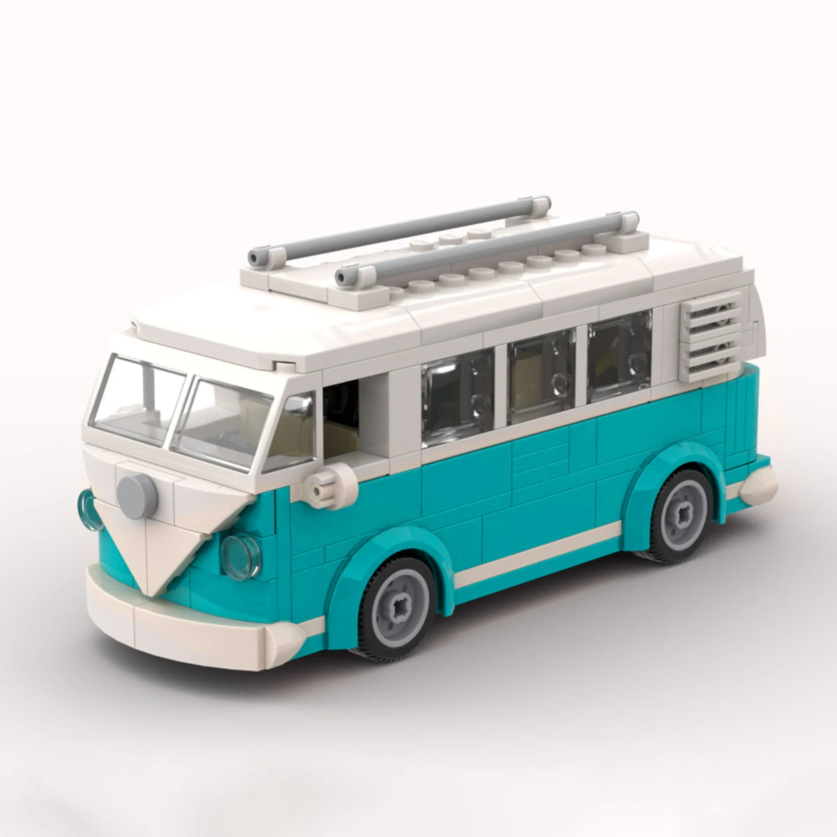MOC-coche técnico T1, Camper Van, vehículo, 309 Uds., modelo de bloques de construcción, juguetes para niños, regalos, coche de ciudad, ladrillos
