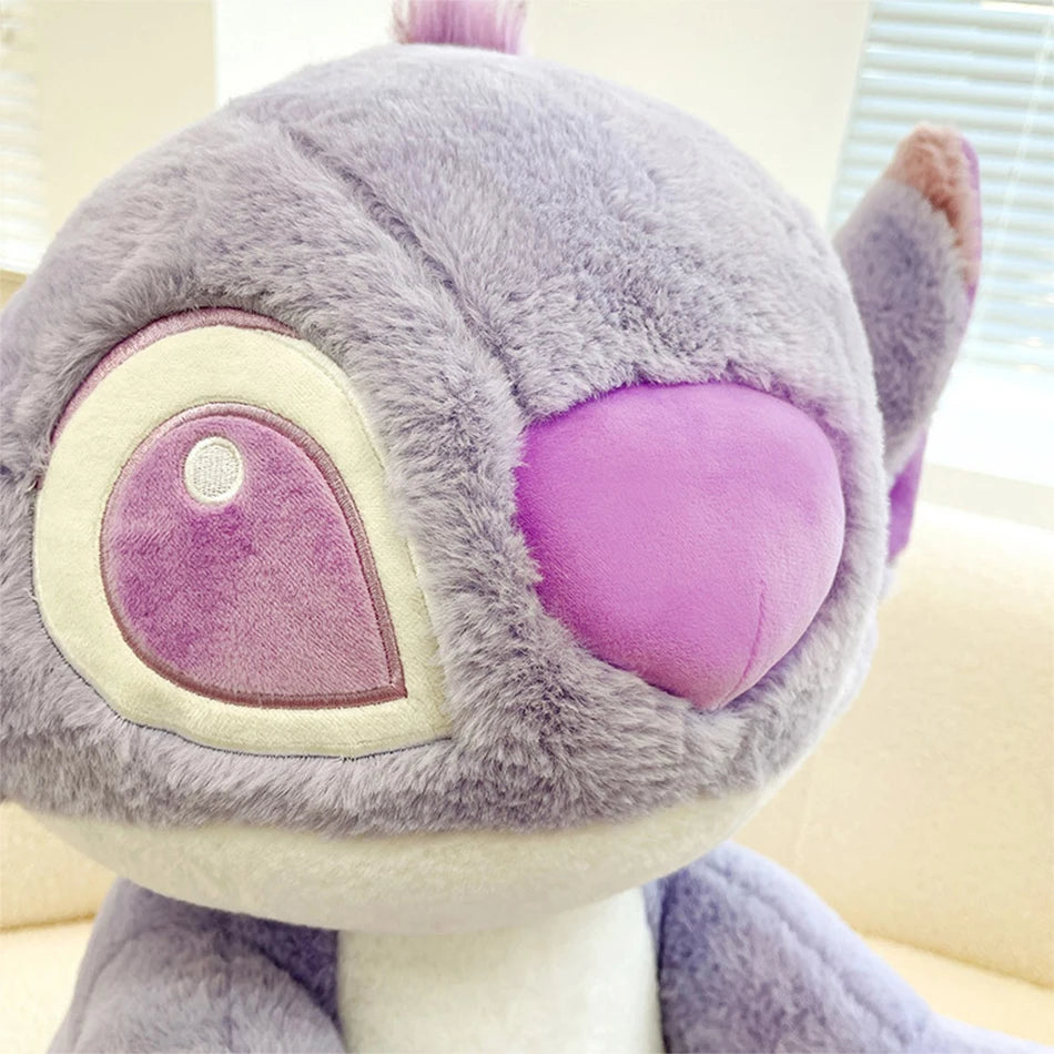 Muñecos de peluche de punto azul y rosa de dibujos animados de Disney, juguetes de Anime Lilo y Stitch de 20CM, juguetes de peluche Stich, regalos de navidad para niños