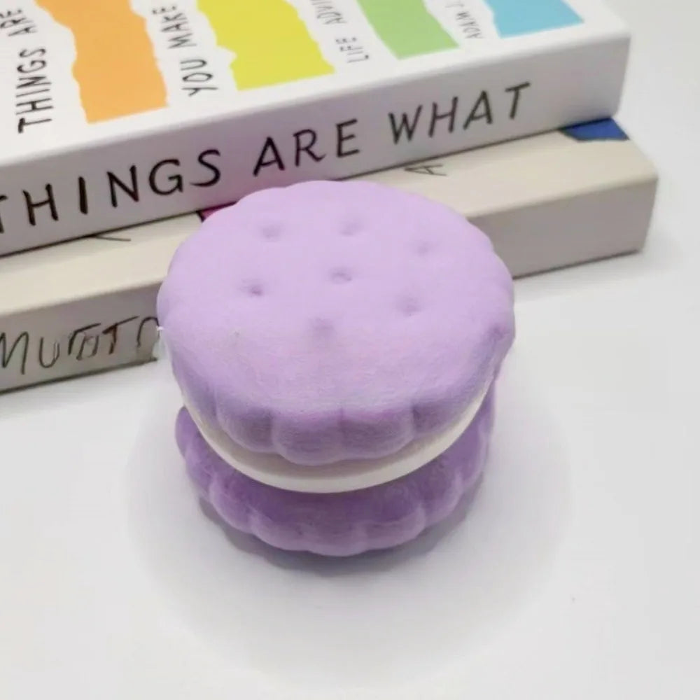 Juguete para apretar de pastel simulado blando, alivio del estrés, Fidget sensorial de crecimiento lento para la ansiedad, TDAH, regalos para autismo, diversión ASMR para niños y adultos
