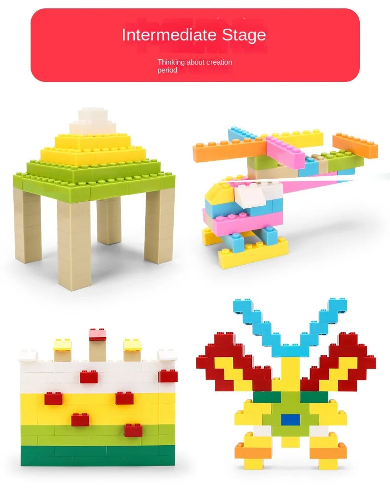 Bloques de construcción de piezas para niños, lote de bloques de construcción de 120 piezas a granel, juguetes de placa de bloques de ladrillos de Color, partículas pequeñas a granel compatibles con Legoeds
