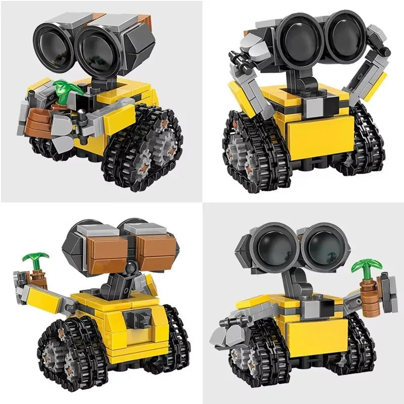 Nuevo mini Kit de bloques de construcción Wall-E, Idea MOC, modelo de película clásica técnica, montaje de bloques de construcción, juguete para regalo para niños
