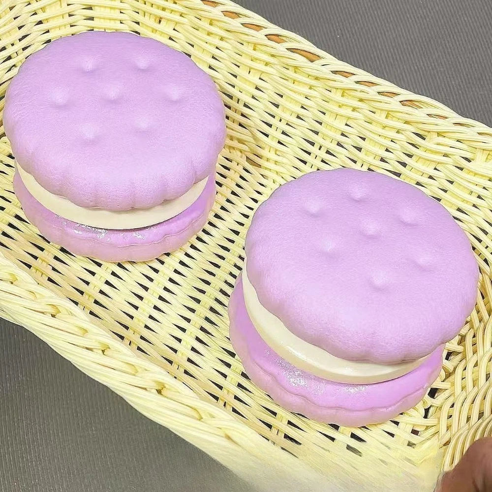 Juguete para apretar de pastel simulado blando, alivio del estrés, Fidget sensorial de crecimiento lento para la ansiedad, TDAH, regalos para autismo, diversión ASMR para niños y adultos