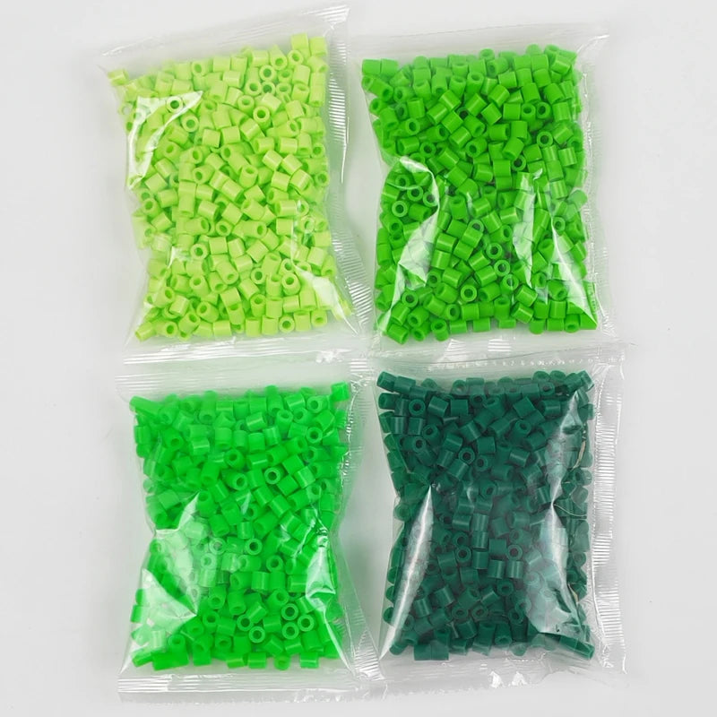 Cuentas de hierro de 5MM, 2000 Uds., rompecabezas de píxeles, cuentas de hierro, mezcla de colores para niños, cuentas Hama, cuentas Perler Diy, juguete de regalo hecho a mano de alta calidad