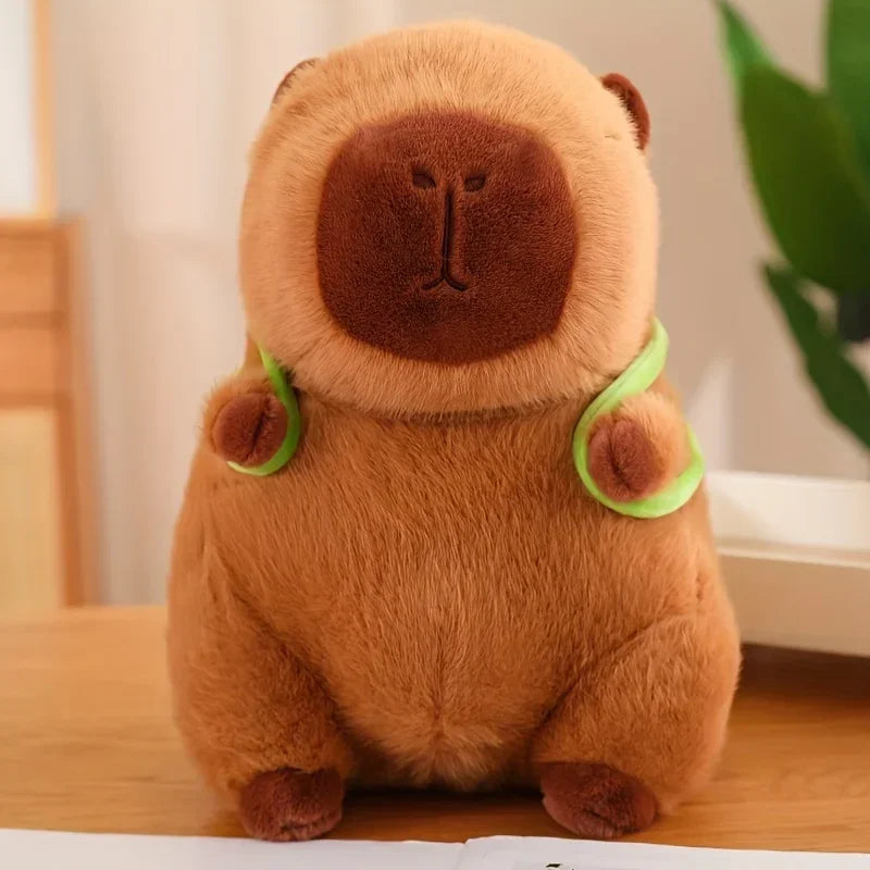 Capibara de 10-30cm, simulación de felpa, Capibara, Anime, juguete esponjoso, muñeca bonita, muñecos de peluche, regalo de Navidad y Acción de Gracias