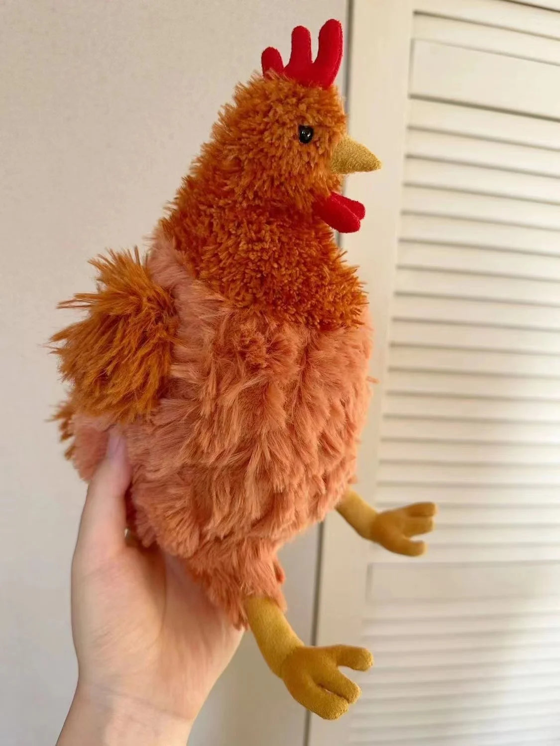 Nueva simulación de gallina de peluche Jeycat, muñeco de gallo, juguete CeileChckn, peluche creativo, regalo para niños