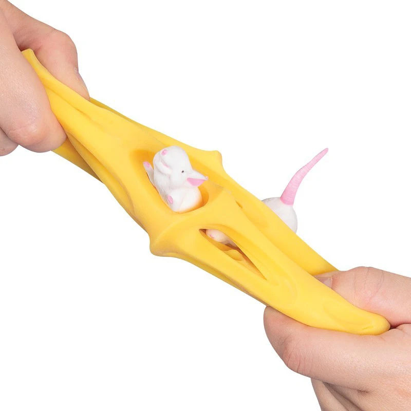 6/3 Uds. Ratón queso apretar juguete para aliviar el estrés TDAH autismo juguetes sensoriales para niños obsequios de Halloween favores de fiesta
