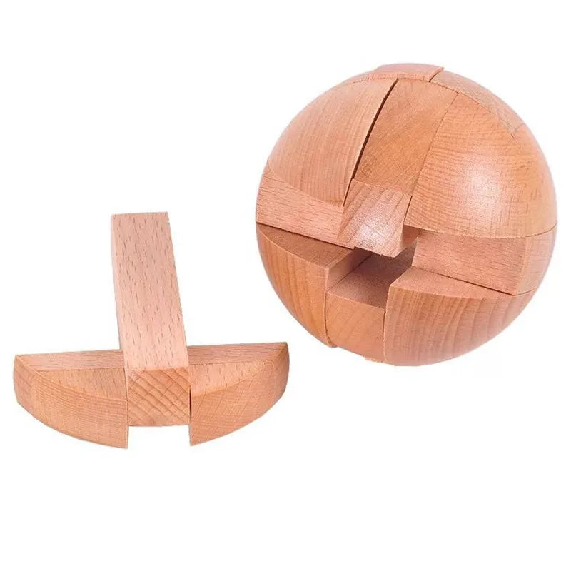 Kong Ming Lock de madera Lu Ban Lock IQ rompecabezas juguete educativo para niños Montessori rompecabezas 3D juego desbloquear juguetes para adultos