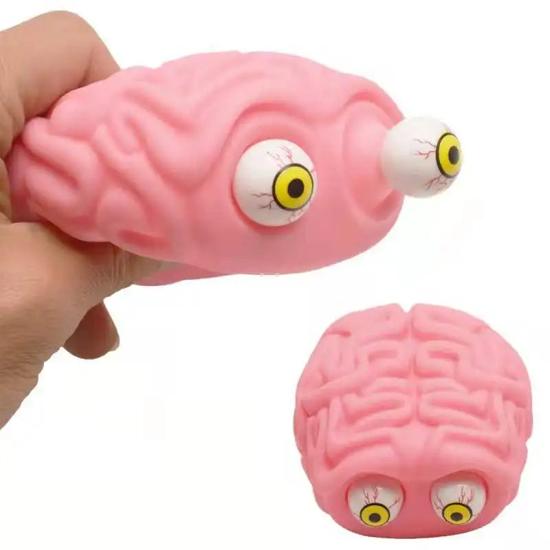 Flippy Brain Squishy Eye Popping Squeeze Fidget Splat Toy Bola para aliviar el estrés y la ansiedad Juguetes de enfoque antiansiedad Regalo para niños