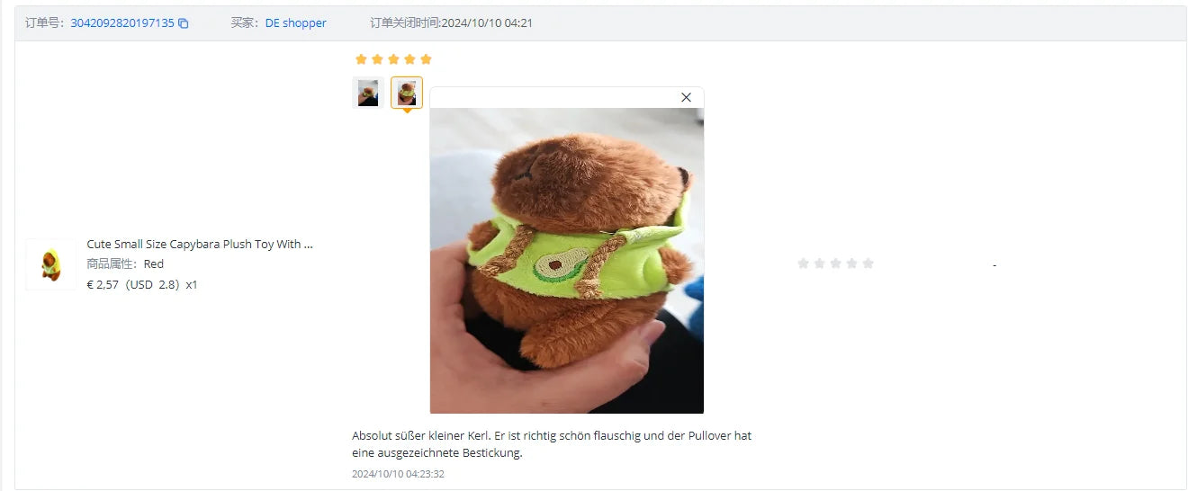 Lindo juguete de peluche de capibara de tamaño pequeño con alas Sudadera con capucha simulación muñeco de capibara juguete esponjoso regalos de cumpleaños