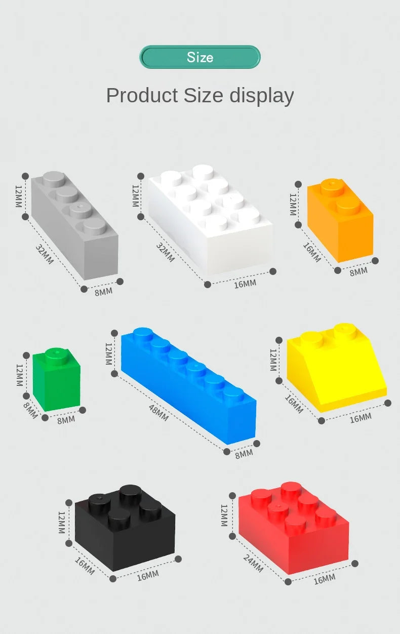 Bloques de construcción de piezas para niños, lote de bloques de construcción de 120 piezas a granel, juguetes de placa de bloques de ladrillos de Color, partículas pequeñas a granel compatibles con Legoeds