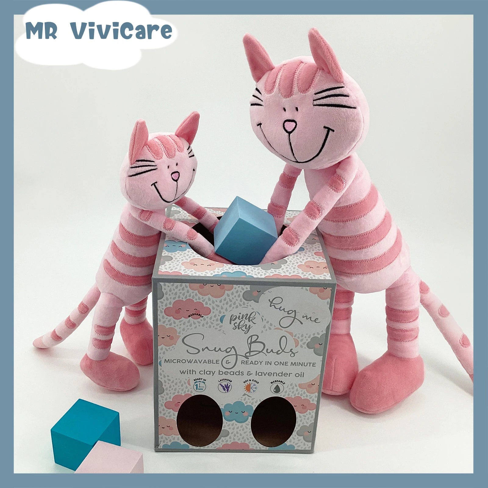 MR ViviCare-juguete de peluche de gato, simulación pequeña y suave, juguetes de animales de peluche para niños, accesorios bonitos para fotos, cumpleaños para niñas