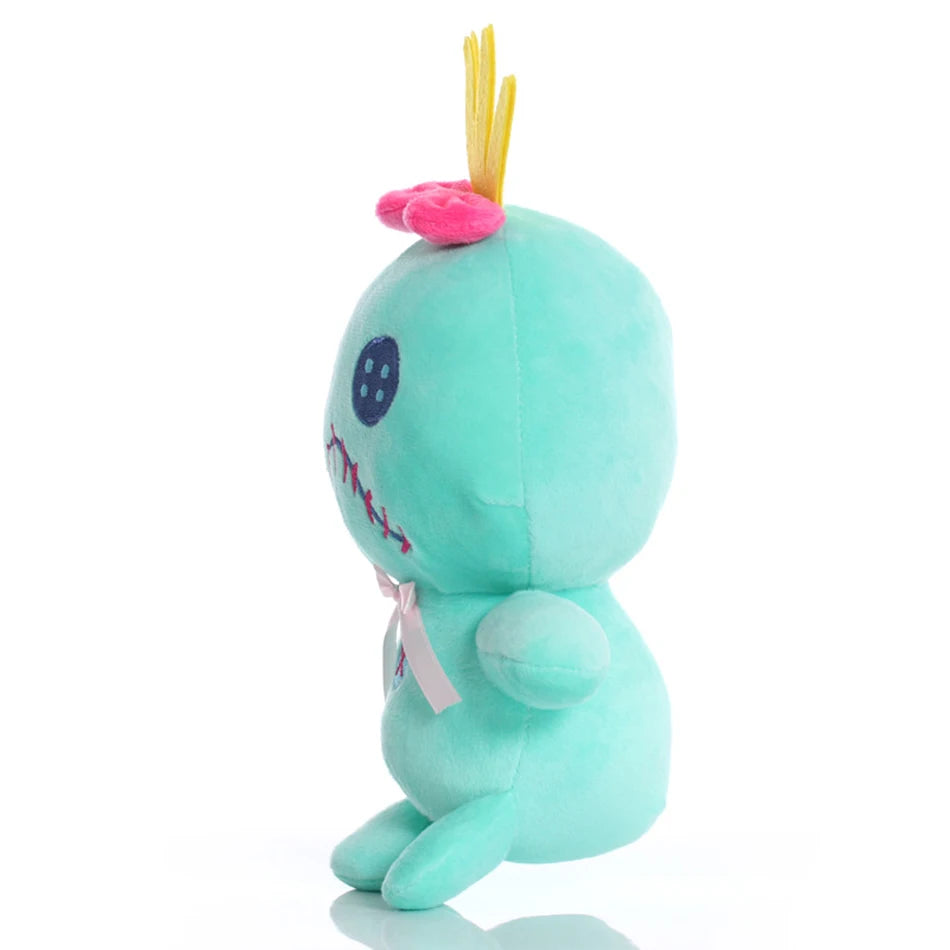 Muñecos de peluche de punto azul y rosa de dibujos animados de Disney, juguetes de Anime Lilo y Stitch de 20CM, juguetes de peluche Stich, regalos de navidad para niños