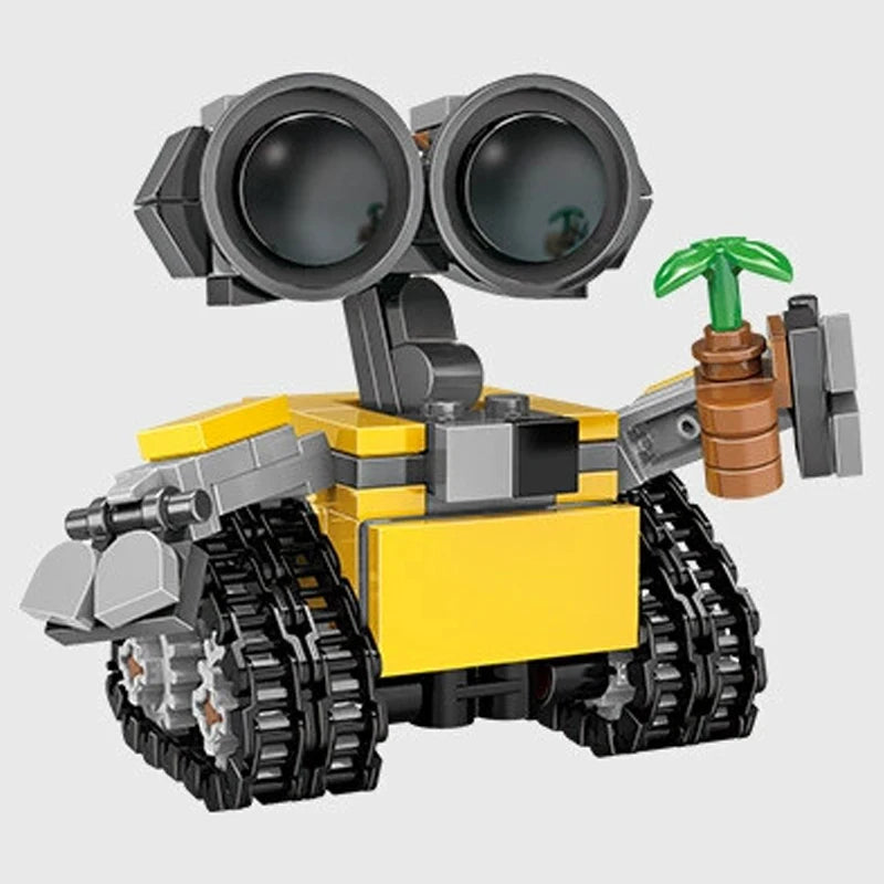 Nuevo mini Kit de bloques de construcción Wall-E, Idea MOC, modelo de película clásica técnica, montaje de bloques de construcción, juguete para regalo para niños