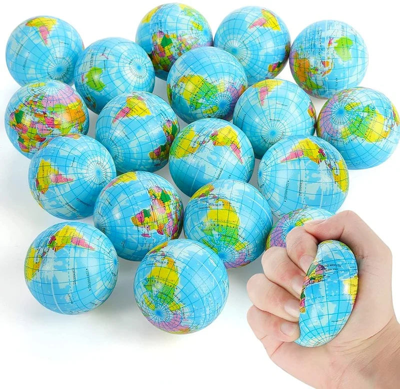 Divertidos juguetes para apretar para aliviar el estrés, pelota para apretar de espuma PU, juguetes de esponja para ejercicio de muñeca y mano para niños, adultos y niños, regalos creativos