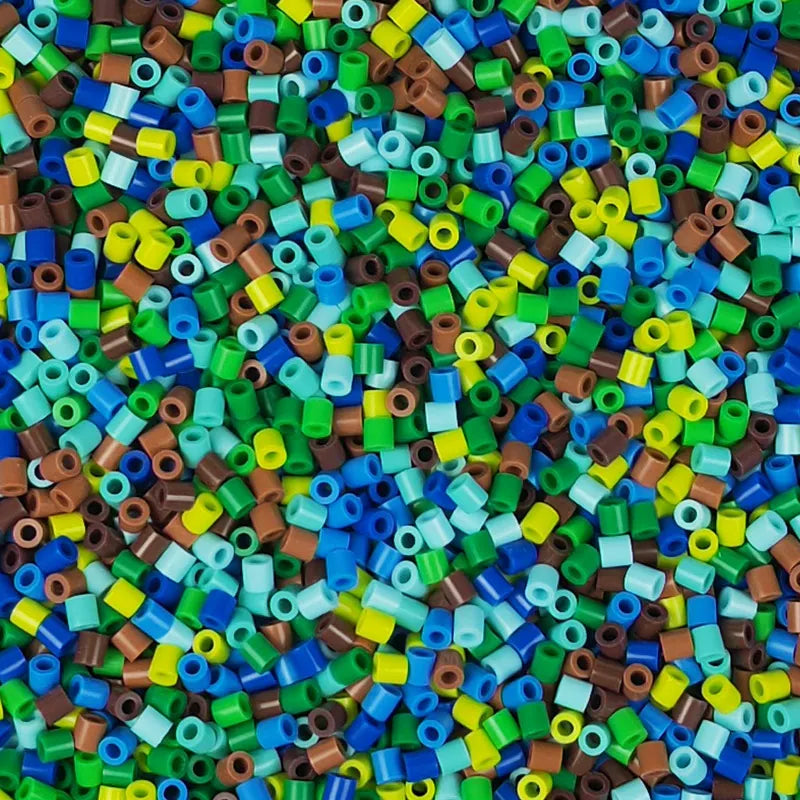 Cuentas de hierro de 5MM, 1000 Uds., rompecabezas de píxeles, cuentas de hierro, mezcla de colores para niños, cuentas Hama Diy, juguete de regalo hecho a mano de alta calidad