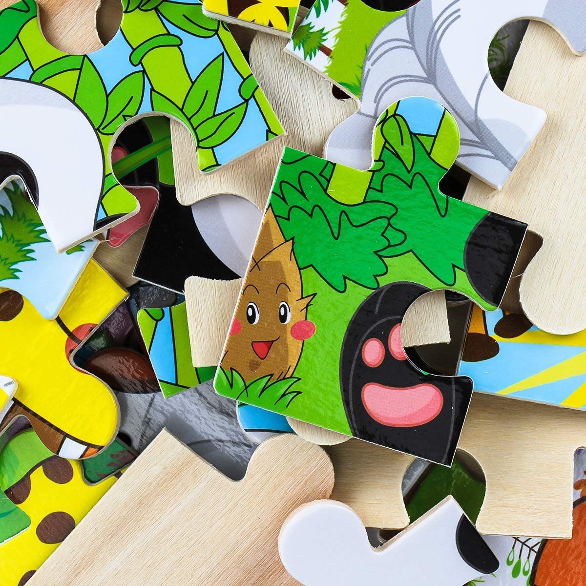 Rompecabezas de madera para niños de 2, 3, 4 y 5 años, juguetes para niños, juego de juguetes educativos para preescolar, rompecabezas de animales para niños y niñas, 9/16