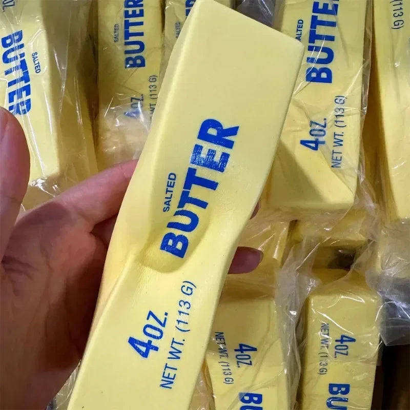 Palo de mantequilla antiestrés, juguetes antiestrés, palo de queso elástico blando, divertidos juegos de descompresión para aliviar el estrés, juguete para adultos y niños