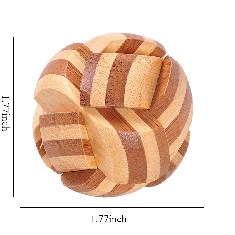 Kong Ming Lock de madera Lu Ban Lock IQ rompecabezas juguete educativo para niños Montessori rompecabezas 3D juego desbloquear juguetes para adultos