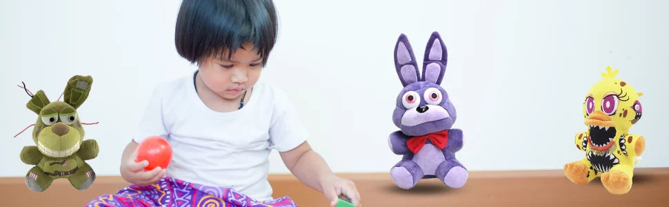 XOKOTAKI Peluche Five Nights At Freddy's FNAF. Juguetes de Animales de Peluche. Regalo Perfecto para Niños en Navidad, Cumpleaños, etc.