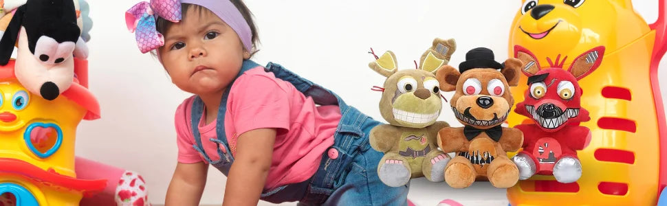 XOKOTAKI Peluche Five Nights At Freddy's FNAF. Juguetes de Animales de Peluche. Regalo Perfecto para Niños en Navidad, Cumpleaños, etc.