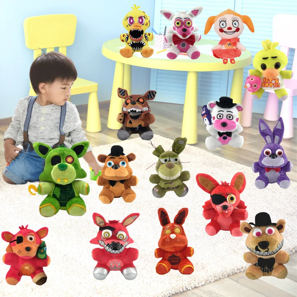 XOKOTAKI Peluche Five Nights At Freddy's FNAF. Juguetes de Animales de Peluche. Regalo Perfecto para Niños en Navidad, Cumpleaños, etc.