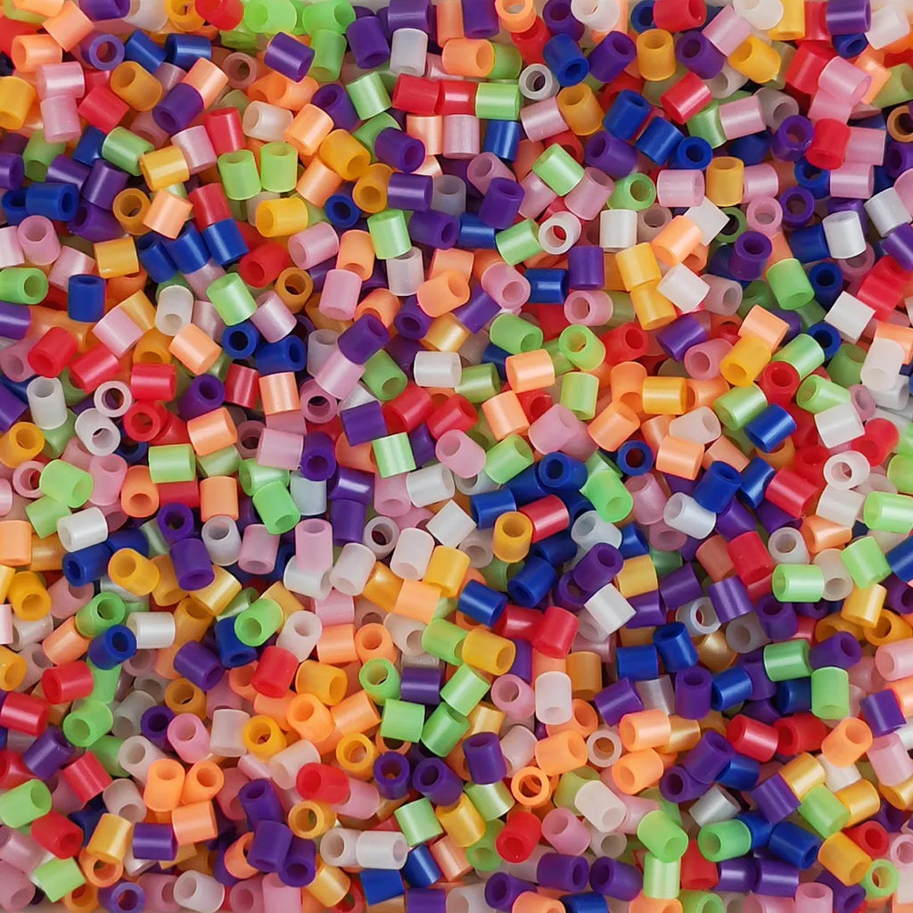 Cuentas de hierro de 5MM, 1000 Uds., rompecabezas de píxeles, cuentas de hierro, mezcla de colores para niños, cuentas Hama Diy, juguete de regalo hecho a mano de alta calidad
