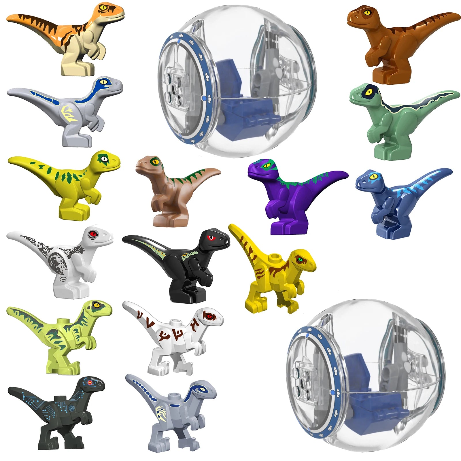 Nido de dinosaurio Jurásico para bebé, colección de juguetes de bloques de construcción, regalo de recuerdo, cumpleaños, Jurassic Rex Raptor