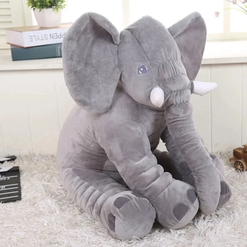 Elefante suave de 40cm, juguetes de peluche, elefante bonito, almohada para dormir para bebé, animales de peluche, los mejores regalos para decoración de habitación de cumpleaños para niños
