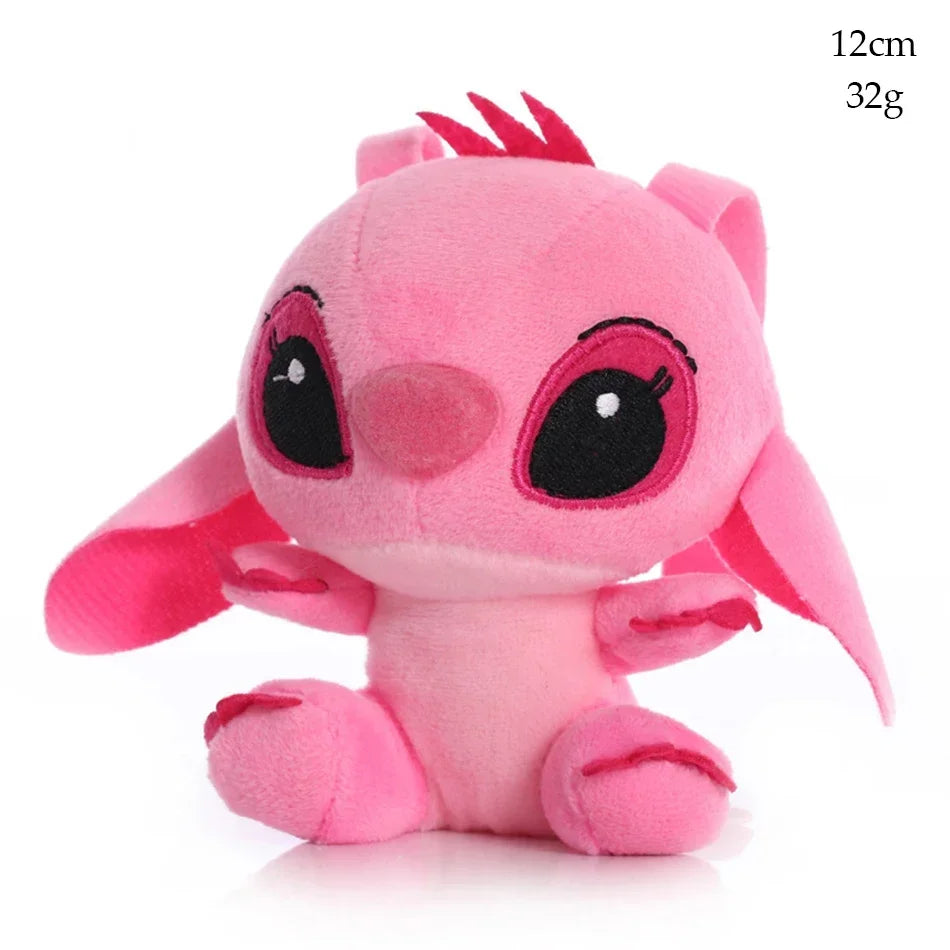 Muñecos de peluche de punto azul y rosa de dibujos animados de Disney, juguetes de Anime Lilo y Stitch de 20CM, juguetes de peluche Stich, regalos de navidad para niños