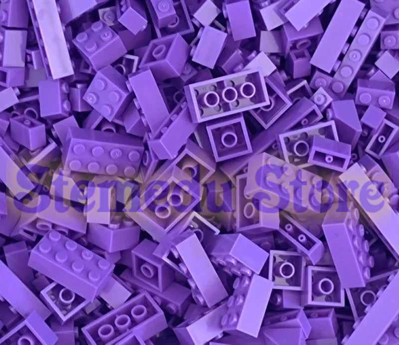 Bloques de construcción de piezas para niños, lote de bloques de construcción de 120 piezas a granel, juguetes de placa de bloques de ladrillos de Color, partículas pequeñas a granel compatibles con Legoeds