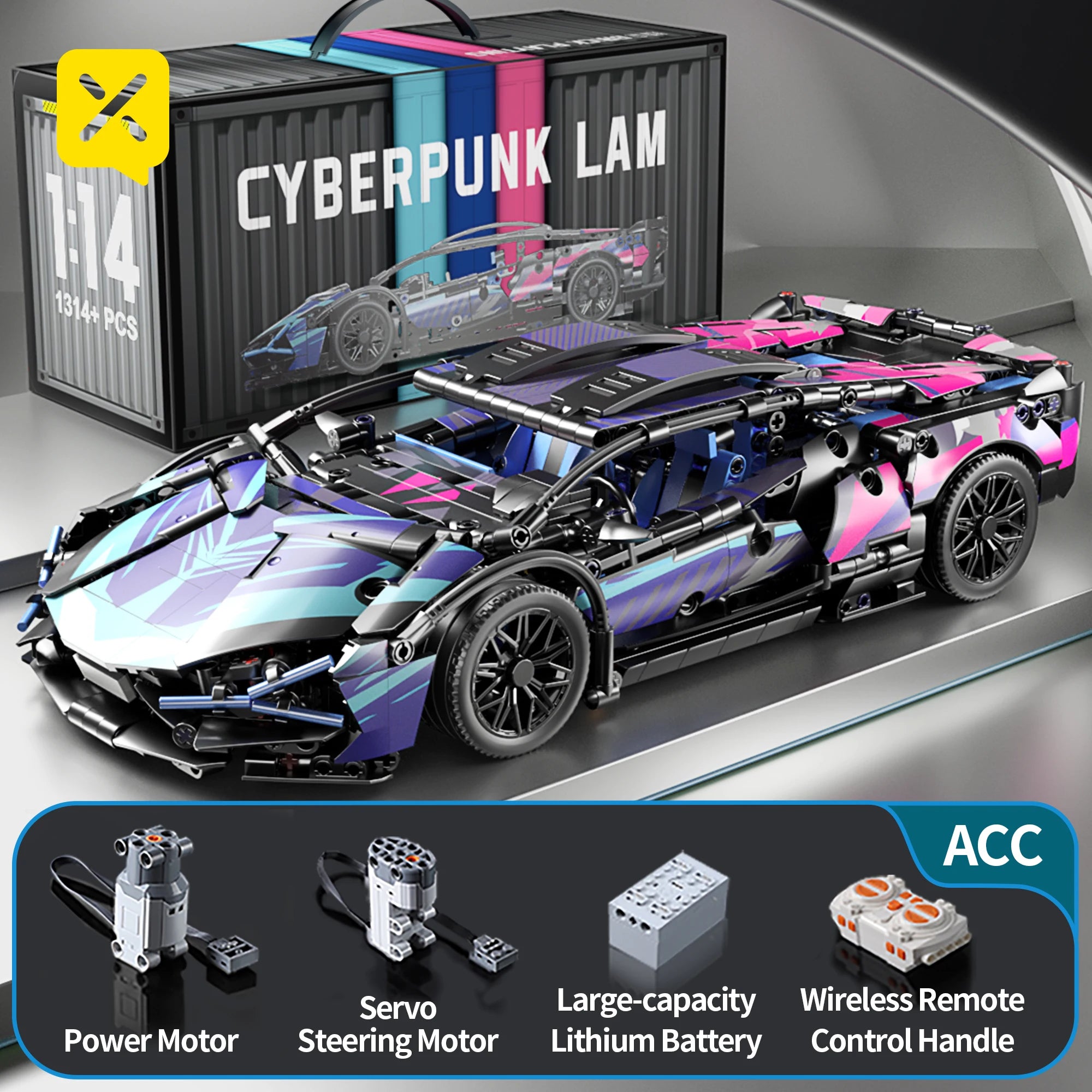 ToylinX bloques de construcción técnicos carreras deporte coche vehículo de velocidad modelo ciudad mecánica Super ladrillos rompecabezas juguetes regalo para adultos