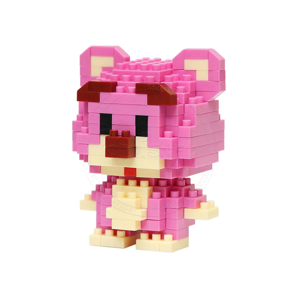 Stitch Disney princesa Elsa LinaBell bloques de construcción Mickey Mouse pato Mini figuras de acción bloques montar juguetes ladrillo niños regalos