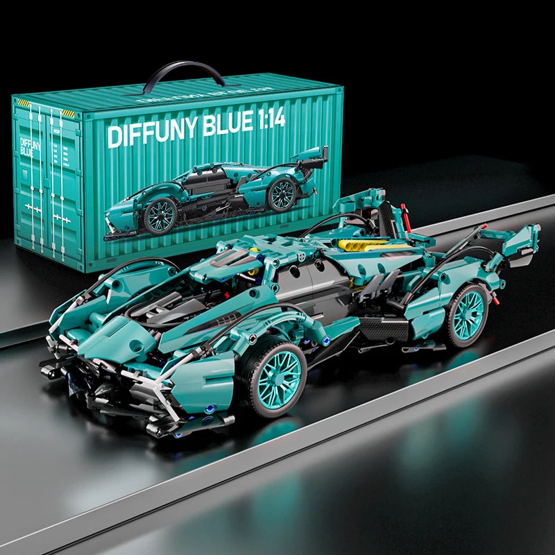 ToylinX bloques de construcción técnicos carreras deporte coche vehículo de velocidad modelo ciudad mecánica Super ladrillos rompecabezas juguetes regalo para adultos