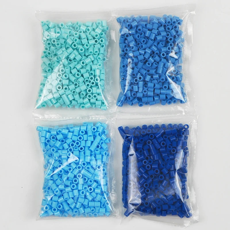 Cuentas de hierro de 5MM, 2000 Uds., rompecabezas de píxeles, cuentas de hierro, mezcla de colores para niños, cuentas Hama, cuentas Perler Diy, juguete de regalo hecho a mano de alta calidad