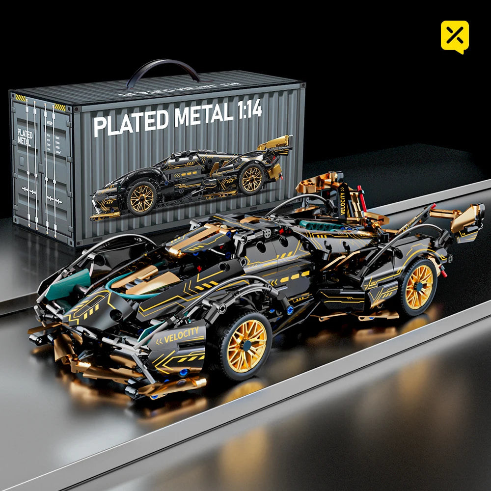 ToylinX bloques de construcción técnicos carreras deporte coche vehículo de velocidad modelo ciudad mecánica Super ladrillos rompecabezas juguetes regalo para adultos