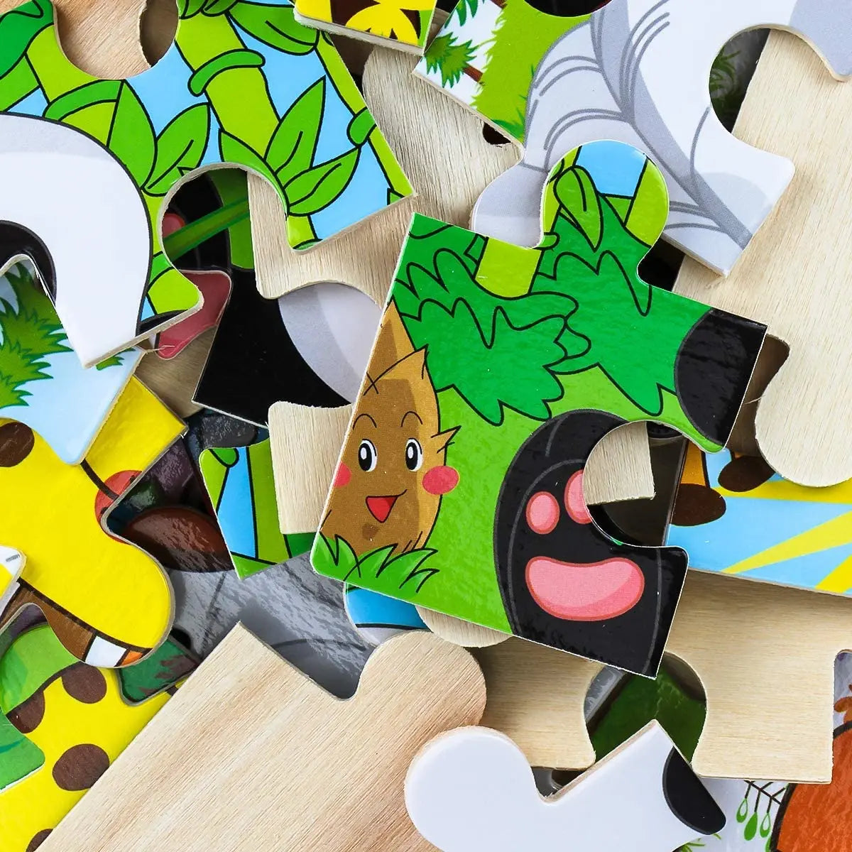 Rompecabezas de madera para niños de 2, 3, 4 y 5 años, juguetes para niños, juego de juguetes educativos para preescolar, rompecabezas de animales para niños y niñas, 9/16
