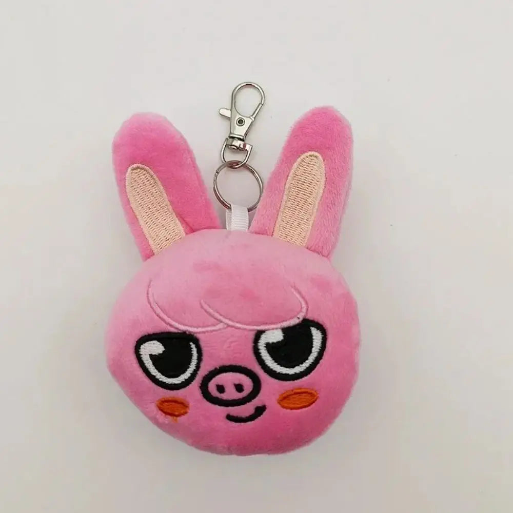 LLavero de peluche skzoo de 70 estilos, llavero Kawaii Skzoo, muñeco de peluche de dibujos animados, juguetes Kawaii, decoración de habitación, regalo para niños