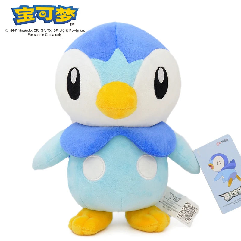 POKEMON-juguete de peluche Original Gengar Pikachu Kawaii Charizard, muñeco de peluche auténtico, juguetes Piplup de dibujos animados suaves y bonitos para regalo de niños
