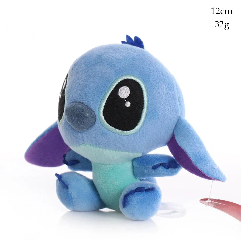 Muñecos de peluche de punto azul y rosa de dibujos animados de Disney, juguetes de Anime Lilo y Stitch de 20CM, juguetes de peluche Stich, regalos de navidad para niños
