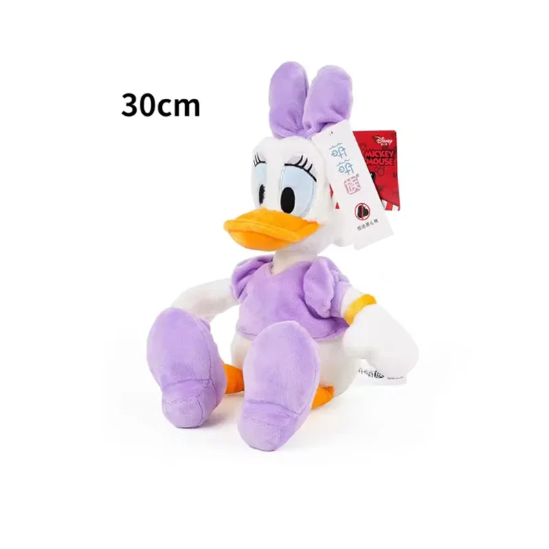 35cm Mickey Mouse juguetes de peluche Kawaii Anime Mickey Minnie relleno modelos de peluche decoración muñecas para niños regalo de cumpleaños