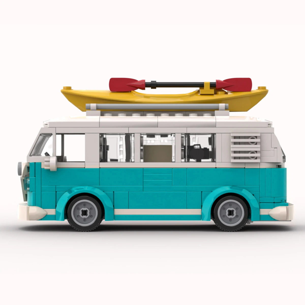 MOC-coche técnico T1, Camper Van, vehículo, 309 Uds., modelo de bloques de construcción, juguetes para niños, regalos, coche de ciudad, ladrillos