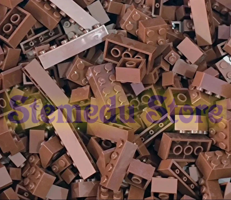Bloques de construcción de piezas para niños, lote de bloques de construcción de 120 piezas a granel, juguetes de placa de bloques de ladrillos de Color, partículas pequeñas a granel compatibles con Legoeds