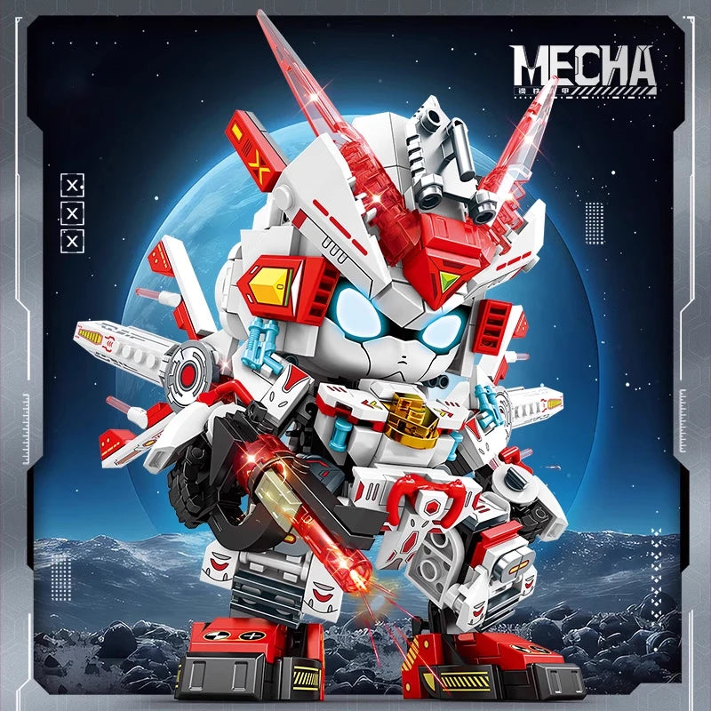 Kit de bloques de construcción de vástago 2025, modelo de robot Mecha DIY, juguetes educativos de construcción para niños de 8 a 12 años, regalo de cumpleaños creativo