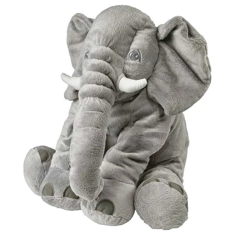 Elefante suave de 40cm, juguetes de peluche, elefante bonito, almohada para dormir para bebé, animales de peluche, los mejores regalos para decoración de habitación de cumpleaños para niños