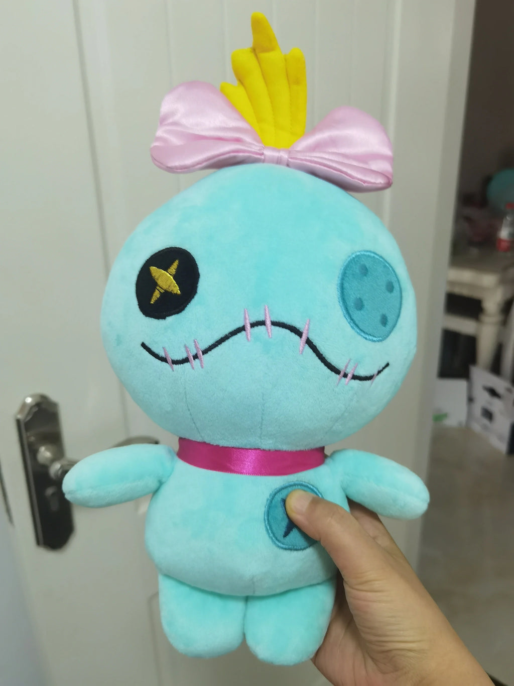 Muñecos de peluche de Stitch azul y rosa de dibujos animados de Disney, juguetes de Anime Lilo y Stitch Stich, juguetes de peluche, regalos de Navidad para niños