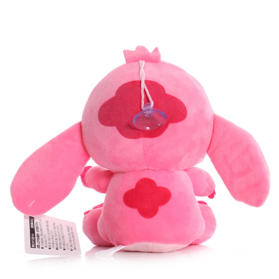 Muñecos de peluche de punto azul y rosa de dibujos animados de Disney, juguetes de Anime Lilo y Stitch de 20CM, juguetes de peluche Stich, regalos de navidad para niños