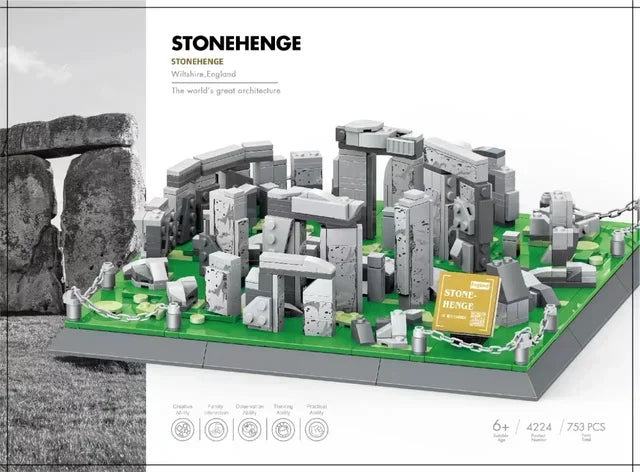 MOC arquitectura de fama mundial Edificio casa de ópera bloques de construcción Villa Savoye puente torre juguete niños cumpleaños regalo de Navidad
